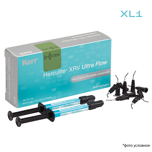 Геркулайт XRV Ультра Флоу / Herculite XRV Ultra Flow дентин XL1 2г 2шт 35416 купить