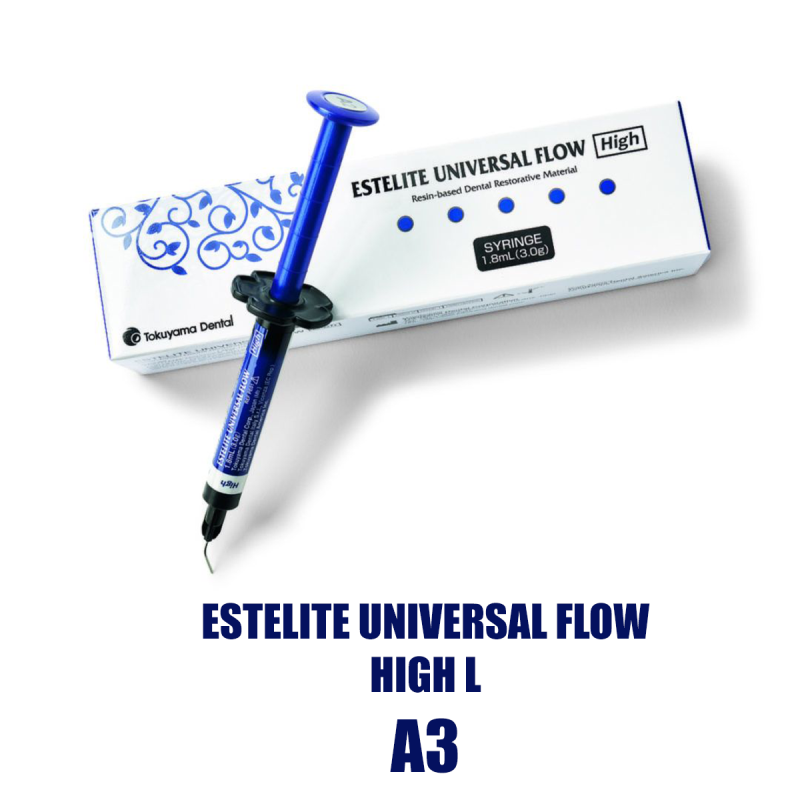 Эстелайт Юниверсал Флоу/ Estelite Universal Flow High L шприц 3г ( 1,8мл ) A3  высок 13852 купить