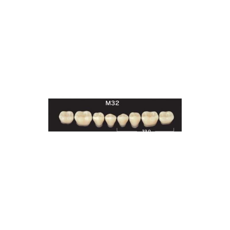 Зубы акриловые New Ace & Naperce цвет D3 фасон T2/M30 купить