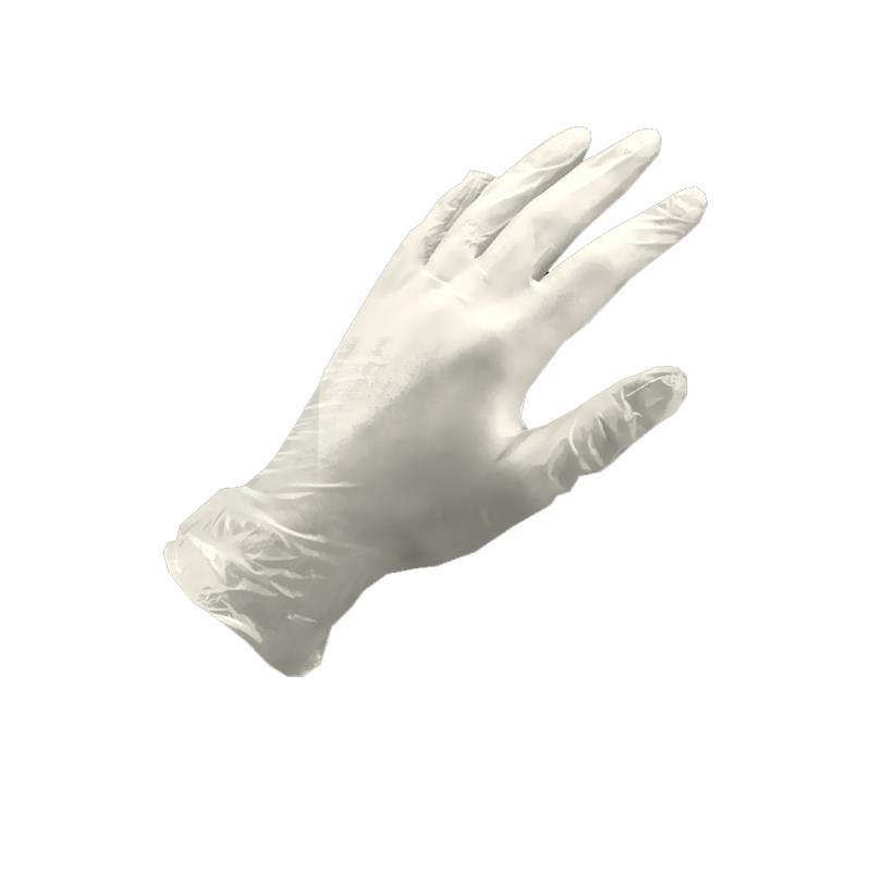 Перчатки нитрил L 50пар Safetouch Platinum White Nitrile PF Medicom нестер неопудр текстур на пальцах белые