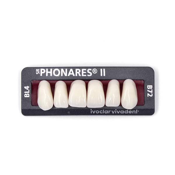 Зубы фронтальные верхние  SR Phonares II Ant. set of 6 B72 BL4 645063 купить