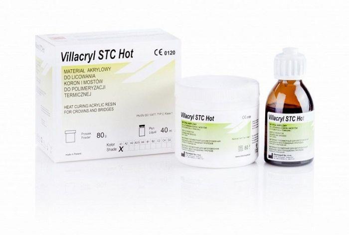 Виллакрил Stc hot / Villacryl Stc hot цвет C2 (порошок 80 гр + 40 мл жидкости) купить