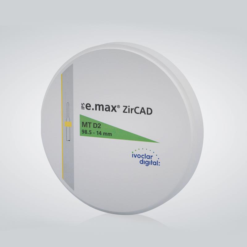 Емакс диски для фрезерования IPS e.max ZirCAD MT D2 98.5-14/1 купить