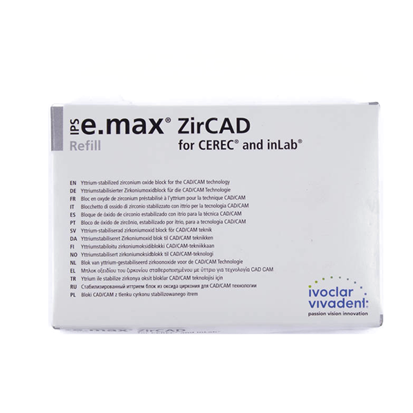 Картинка Емакс блоки для фрезерования /IPS e.max ZirCAD CER/in.MT Mul. B2 B45/3 694547 0 из 1 