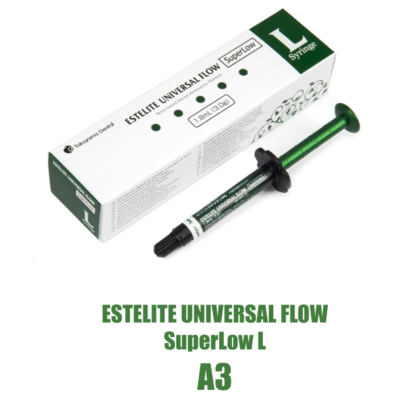 Эстелайт Юниверсал Флоу/ Estelite Universal Flow SuperLow L шприц 3г ( 1,8мл ) A3  сверхнизк 13871 купить