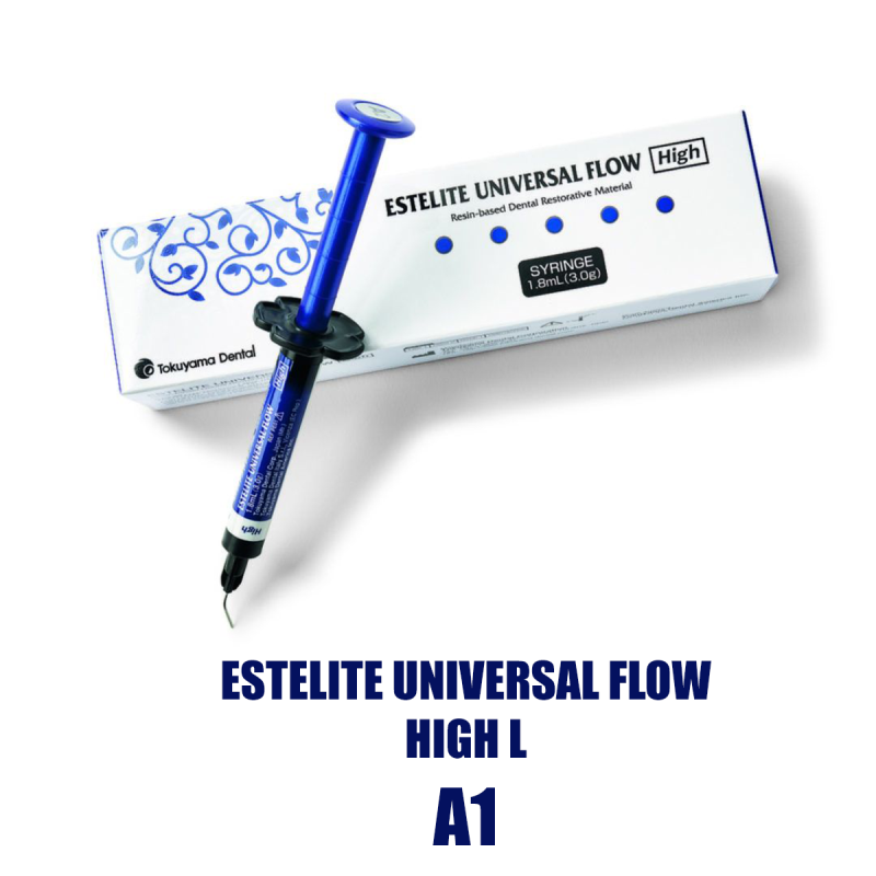 Эстелайт Юниверсал Флоу/ Estelite Universal Flow High L шприц 3г (1,8мл ) A1  высок 13850 купить