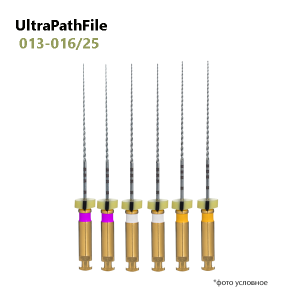 УльтраПаф/UltraPathFiles набор 013-019/25мм машин никель-титан 6 шт Eurofile купить