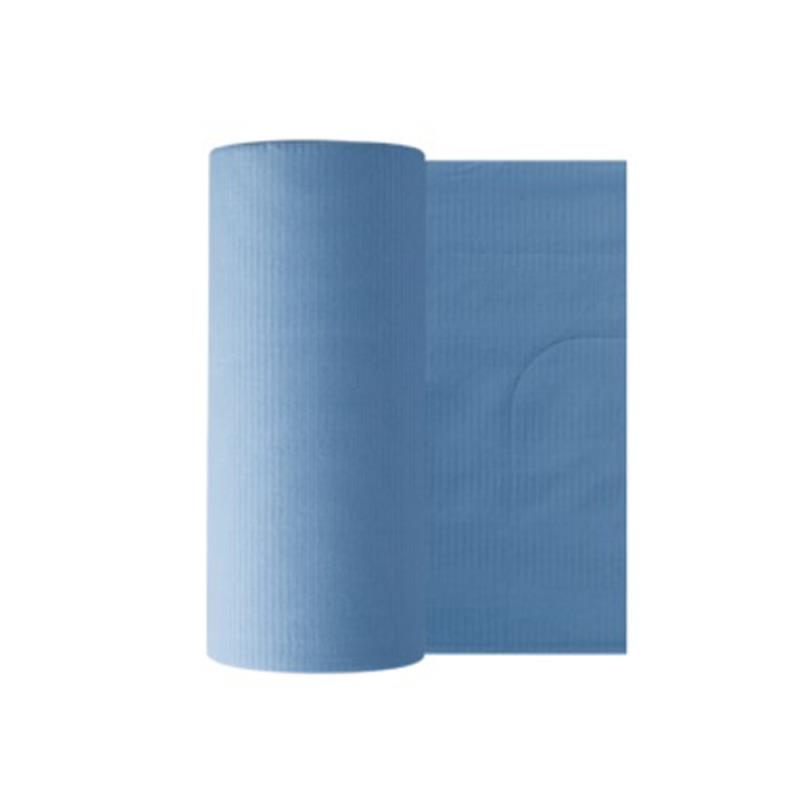 Фартуки бумажные в рулонах голубые 80шт 61х53см Monoart Euronda
