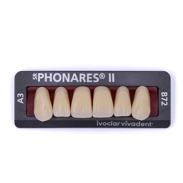 Зубы фронтальные верхние  SR Phonares II Ant. set of 6 B72 A3 645066 купить