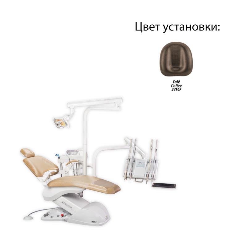 Установка стомат Gallant верх подача с ф/о,2 слюноотсоса,стул врача 27FCF (Coffe) 904 + Микромотор МП-40-1 М4 Сапфир + Наконечник угловой микромоторный кнопочный WH-T956A + Наконечник турбинный НТКС-300-1"СЗМ" М4 Тайфун-Мед купить