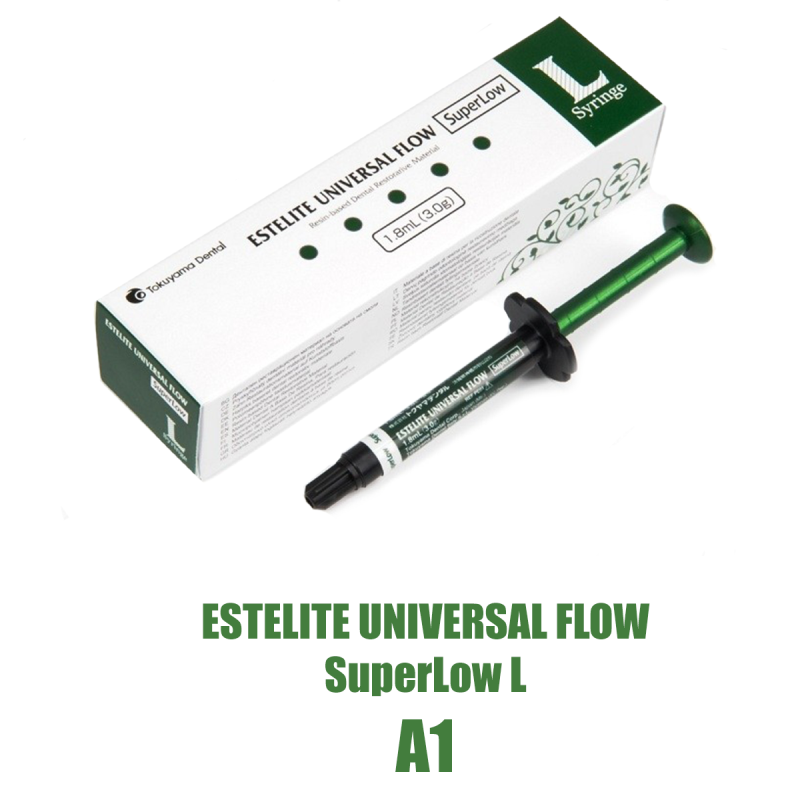 Эстелайт Юниверсал Флоу/ Estelite Universal Flow SuperLow L шприц 3г ( 1,8мл ) A1  сверхнизк 13869 купить