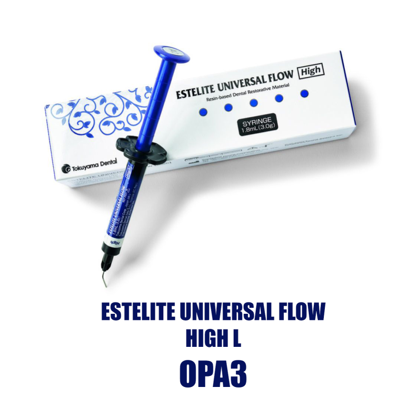 Эстелайт Юниверсал Флоу/ Estelite Universal Flow High L шприц 3г ( 1,8мл ) OPA3  высок 13855 купить