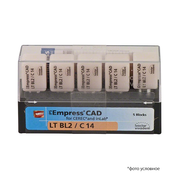 Емпресс блоки / IPS Empress CAD Cerec/in Lab LT ВL2 C14 5 шт 602588 купить