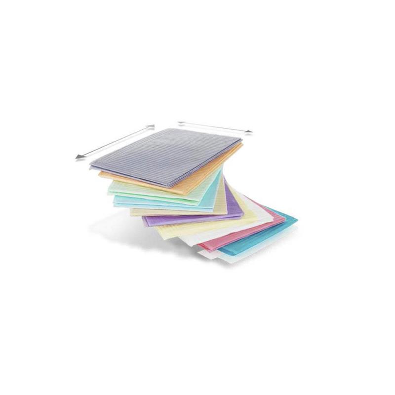 Салфетки (нагрудники) 500шт 2бум+1ПЭ белые DRY-BACK DENTAL BIBS Medicom купить