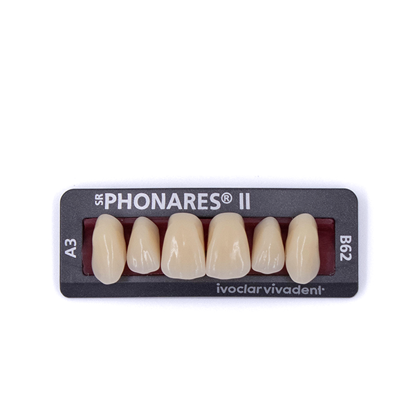 Зубы фронтальные верхние  SR Phonares II Ant. set of 6 B62 A3 645006 купить